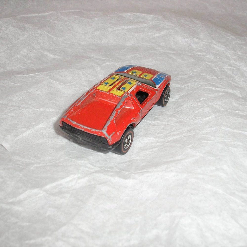 Hot Wheels Redline Mercedes Benz C-111 Red HK (1974) - Picture 5 of 10